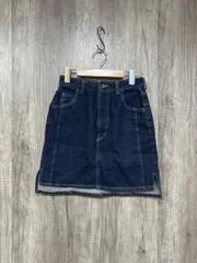 snidel スナイデル ミニ Aライン 台形 デニムスカート size1/青 ■■ レディース