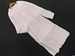 gelato pique ジェラートピケ ボーダー ワンピース ルームウェア sizeF/ピンク ◇■ レディース