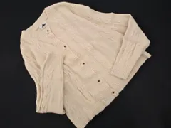 ABITOKYO アビトーキョー ケーブル編み ニット カーディガン sizeF/ベージュ ◇■ レディース