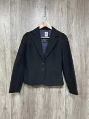 MICHEL KLEIN ミッシェルクラン フォーマル ビジネス テーラード ジャケット size38/黒 ■■ レディース