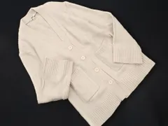 UNIQLO C ユニクロ シー オーバーサイズ カーディガン sizeS/アイボリー ◇■ レディース