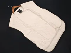 w closet ダブルクローゼット キルティング ベスト sizeM/オフホワイト ◇■ レディース