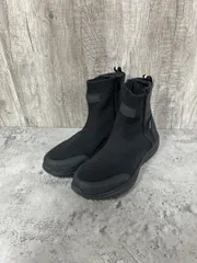 ELLESPORT エルスポーツ ニット ショート ブーツ size22.5ｃｍ/黒 ■■ レディース