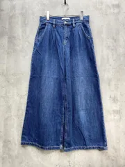 AZUL BY MOUSSY アズールバイマウジー 250AAW12-J007 甘撚りタック ワイド デニム パンツ sizeS/青 ■■メンズ