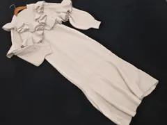 GRL グレイル フリル ニット ワンピース sizeS/オフホワイト ◇■ レディース