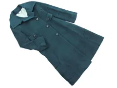 ROPE ロペ アンゴラ混 ロング コート size7/緑 ◇■ レディース