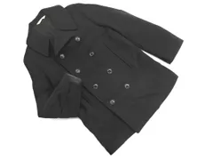 JOURNAL STANDARD ジャーナルスタンダード ウール混 ピー コート sizeM/黒 ◇■ メンズ