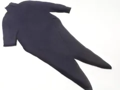 6 ロク ユナイテッドアローズ ウール混 ロング スリット タートルネック ニット セーター 紺 ◇■ レディース