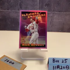 2025 Topps Mark McGwire St. Louis Cardinals Bleacher Reachers カード