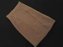 Apuweiser-riche アプワイザーリッシェ ボタン タイト スカート size0/ベージュ ■■ レディース