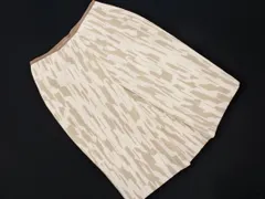 LAUTREAMONT ロートレアモン 総柄 スカート size38/オフホワイトｘベージュ ■■ レディース