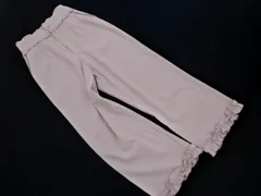 axes femme アクシーズファム フリル ギンガムチェック ワイド パンツ sizeM/ピンクグレー ■■ レディース