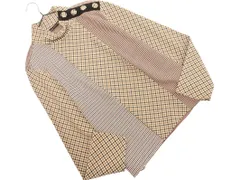 ZARA WOMAN ザラ ウーマン 千鳥柄 チェック 切替 プルオーバー カットソー sizeM/ベージュ ◇■ レディース