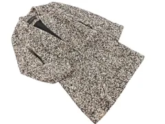 ZARA basic ザラ ベーシック ウール混 コート sizeS/黒ｘ白 ◇■ レディース