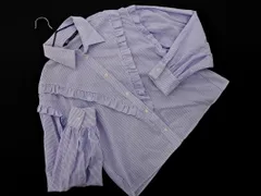 ZARA ザラ フリル ストライプ ブラウス シャツ sizeXS/青ｘ白 ◇■ レディース