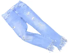 ZARA TRF ザラ トラファ ダメージ加工 デニムパンツ size38/青 ■■ レディース