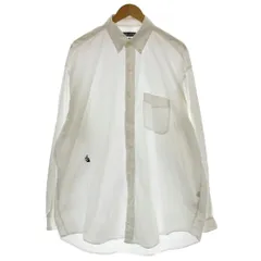 ノーティカ NAUTICA TOO BIG SHIRT シャツ ビッグシルエット ボタンダウン 長袖 XXL 白 ホワイト 213-1024 /☆G