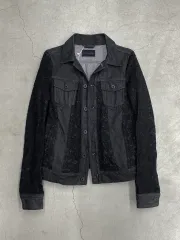 ディーゼル ブラック ゴールド レイ デニム ジャケット