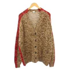 ロエベ LOEWE Contrasting Stripe Knit Cardigan ニットカーディガン 長袖 ストライプ S 茶 H526Y16K12 /KHのサムネイル