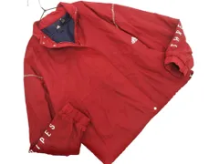 adidas アディダス フーディー ブルゾン ジャケット sizeS/赤 ◇■ レディース