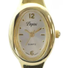 パピーニ  Papini 腕時計 バングルウォッチ クォーツ ロゴ ゴールド色 ■GY18 /MQ