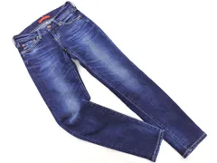 RED CARD レッドカード USED加工 デニムパンツ size22/青 ■■ レディース