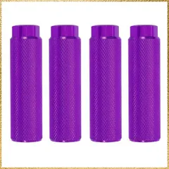 ☆彡送料無料でお届け☆彡Color:パープル PATIKIL アルミニウム 合金 自転車 ペグ 3/8インチ アクスル 対応 4個 パック 滑り防止 リード フット バイク ペグ 後部 シート スタンド BMX マウンテン バイク サイクリング リア スタント