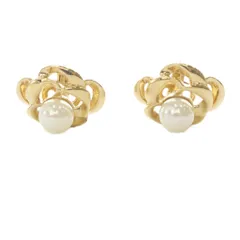 ニナリッチ NINA RICCI イヤリング フラワーモチーフ ゴールド色