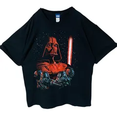 XL スターウォーズ 映画 キャラクター キャラT ビッグプリント オーバーサイズ ダースベイダー ブラック 黒 Tシャツ レディース ユニセックス メンズ 古着 半袖 CHM