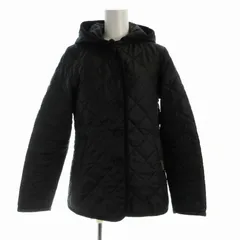 ラベンハム LAVENHAM 中綿ジャケット ミドル キルティング フーディー 38 黒 ブラック 12-010-210-0421-3-0 /ROのサムネイル
