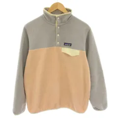 パタゴニア Patagonia シンチラスナップTプルオーバー カットソー ハイネック 長袖 ハーフボタン M グレー ピンク 25455FA19 /YT