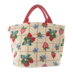 フェイラー ストロベリーフィールドプティ バッグ ハンドバッグ トートバッグ 白 ホワイト 赤