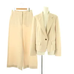 セオリーリュクス theory luxe 24SS セットアップ LIVE 2 ROCHELLE LIVE 2 HANNA テーラードジャケット パンツ 40 38 ライトベージュ /DO ■OS