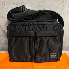 PORTER タンカー ショルダーバッグ ブラック ファスナー式 袋付き 美品 546