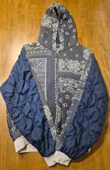 (4) キャピタル バンダナ フリース ビブアク フード ジップアップ ブルゾン