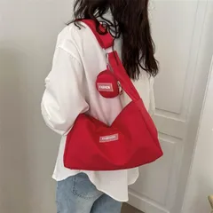 レディース ショルダーバッグ 小銭入れ付き 斜め掛け 肩掛け トートバッグ 大容量 軽量 カジュアル 通勤 通学 出張 お出かけ