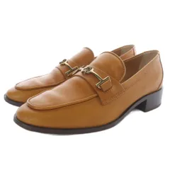 トッズ ビット付ローファー レザー 37 24cm 茶