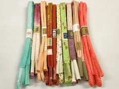 平和屋着物●和装小物　帯締め10本セット　手組紐　草木染　高麗組　冠組　金糸　そごう百貨店扱い　逸品　未使用　DABC1193zzz