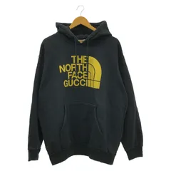 【中古】GUCCI×THE NORTH FACE 21SS Logo Print Pullover Parka　651724 XJDCM　XL グッチ[66]