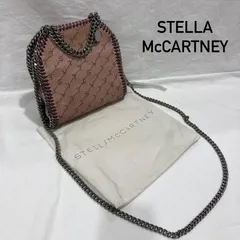 ステラマッカートニー TINY TOTE FALABELLAタイニー トート ファラベラ 391698 W8467 ピンク モノグラム ロゴ キャンバス  ショルダーバッグ レディース - ISItems【USED】【古着】【中古】50152091