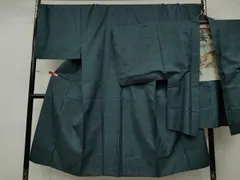 平和屋着物●男性　本場大島紬　アンサンブル　100亀甲　総詰め　キングサイズ　正絹　逸品　CABD0184ut