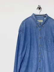 【ST. JOHN'S BAY】90s L/S デニムシャツ XL 長袖 セントジョンズベイ ビックサイズ stjohnsbay ヴィンテージ 古着