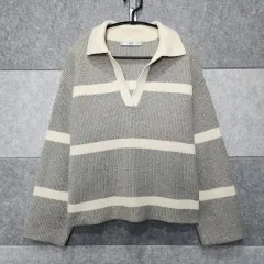 MNG マンゴ レディース オープン Kara ニット (サイズ M)