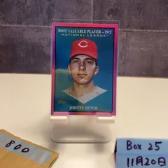 2025 Topps Johnny Bench Cincinnati Reds Most Valuable Player 1972 National League カード