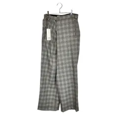 FACETASM ファセッタズム CHECK WRAP PANTS ウール チェック ラップパンツ ABH-PT-U05 5 グレー メンズのサムネイル