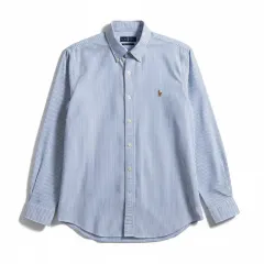 ラルフローレン Classic Fit ストライプシャツ L