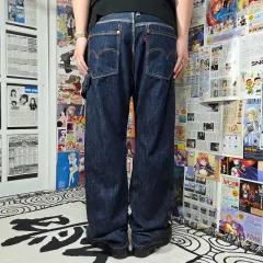 リーバイス 533 カーペンター ボタンフライ ルーズフィット デニム パンツ