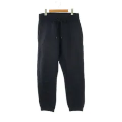 カズユキ クマガイ アタッチメント KAZUYUKI KUMAGAI ATTACHMENT コットン スウェット パンツ イージー 3 ネイビー /HK ■OS ■AD
