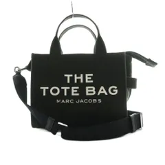 マークジェイコブス MARC JACOBS THE TOTE BAG 2WAYバッグ トート ショルダー キャンバス 黒 ブラック /SS ■OS