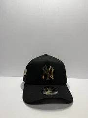 Newera ニューヨークヤンキース ワールドシリーズ1958 メタルロゴ 9forty A-FRAME スナップバックキャップ ブラックカラー